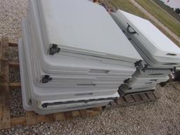 Approx. 87 Folding Chairs w/Rack