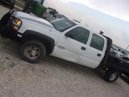 2006 Chev. 2500HD  White (KEY) (TITLE)