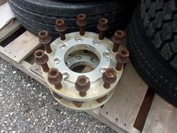 Tires (8); Spacers (2)