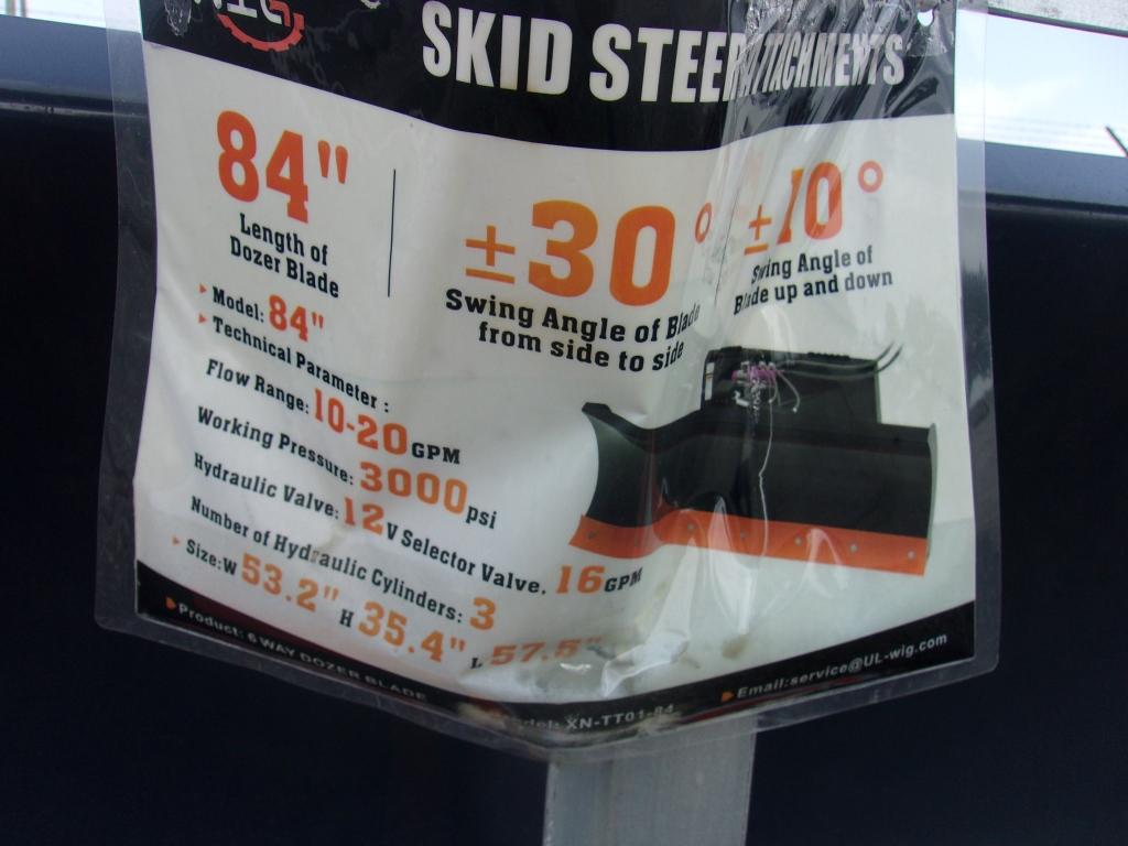 Skid Steer 6-Way Dozer Blade
