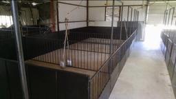 (9) 6'x10' Show Pig Pens with (12) water bowls.
