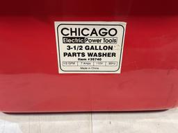 New 3 1/2 gallon table top parts washer