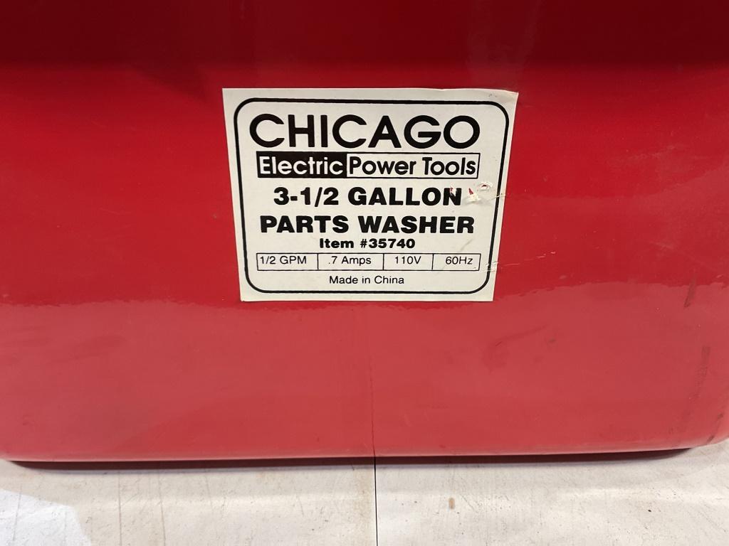 New 3 1/2 gallon table top parts washer