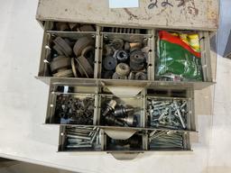 2  -- 3 drawer Organizers with contents