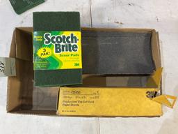 Scotch Brite and Sheet Sandpaper