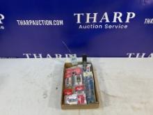 3/8 Ratchet, and open end wrenches & Misc