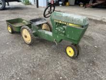 John Deere Pedal Tractor w/ Wagon
