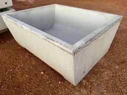 Concrete Water Trough 4' x 5'