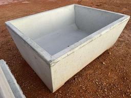 Concrete Water Trough 4' x 5'