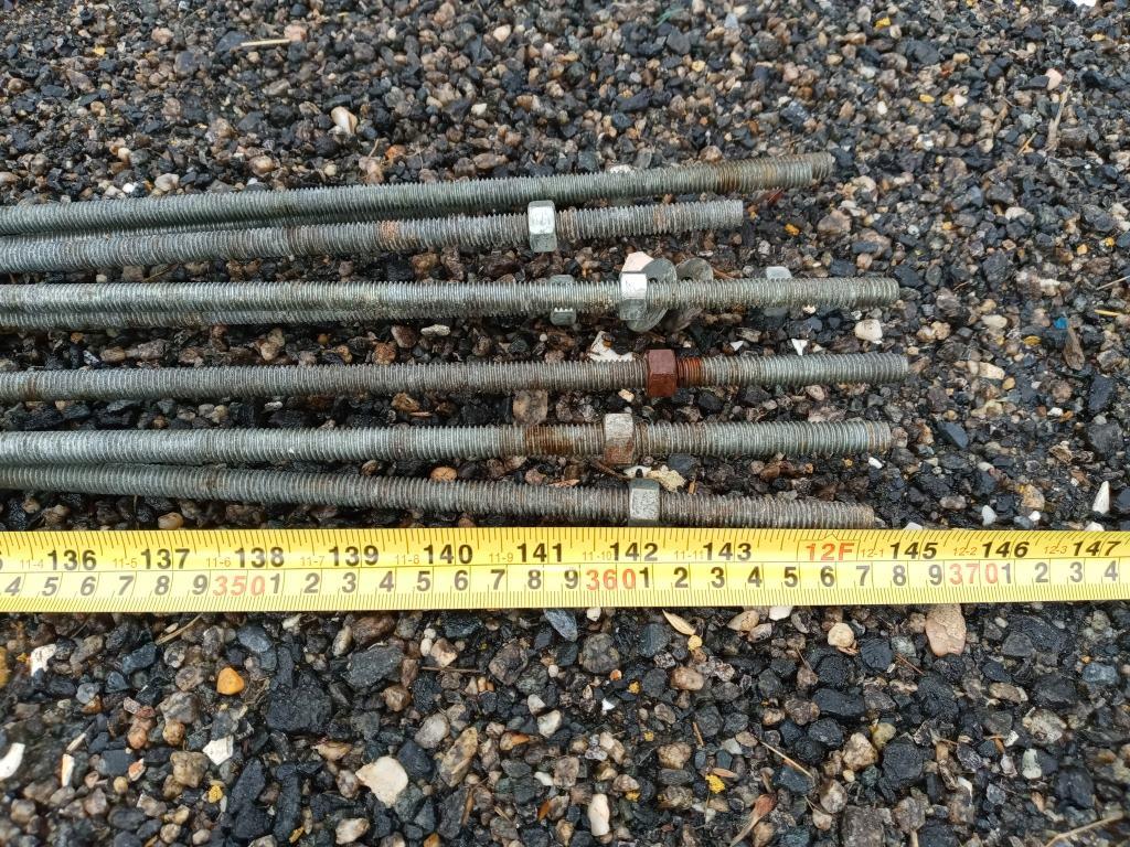 12 foot Threaded rod