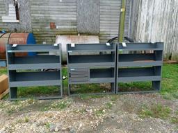 3 Metal Storage racks
