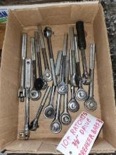 10+ Ratchets 3/8" Drive and Breaker Bars 3/8