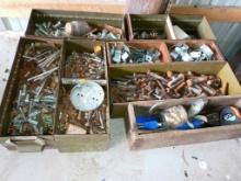 Trays full of misc hardware