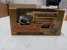 Coca-Cola Die Cast Metal Bank Truck