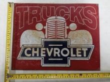 Chevrolet Trucks  metal sign