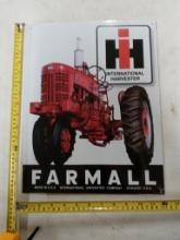 Farmall metal sign