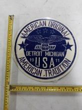 Chervrolet American Original metal sign