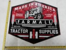 Made In America Farmall Tractor metal sign