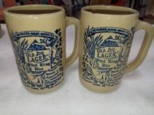Old Jug Lager mugs - made in USA