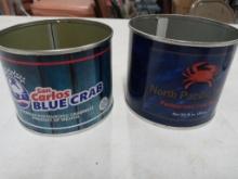 2 crab cans