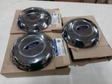 3 Ford Hubcaps
