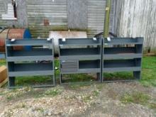 3 Metal Storage racks