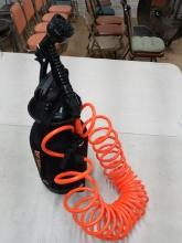 Black and Orange Portable shower (beach, camping)