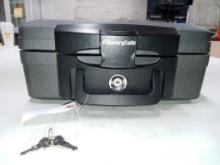 Sentry Safe fireproof box with keys