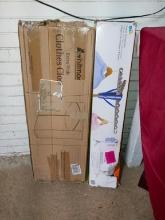 Extra Wide clothes closet and drying rack
