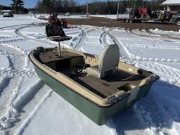 KL Industries 11'3" Poly Boat (No Title)