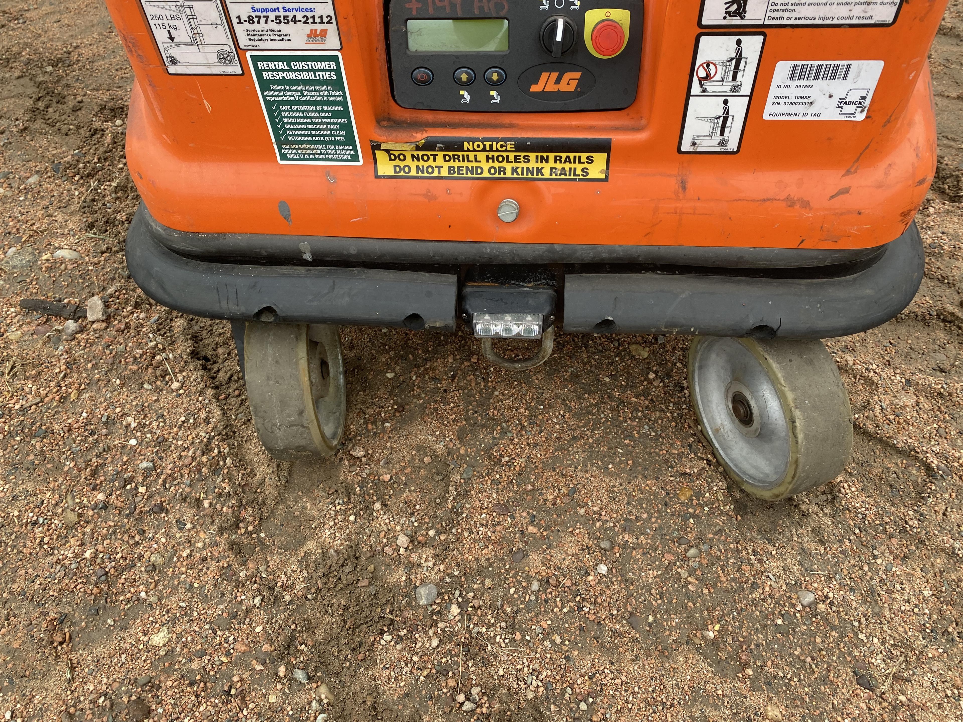 2018 JLG 10 MSP Electric Lift