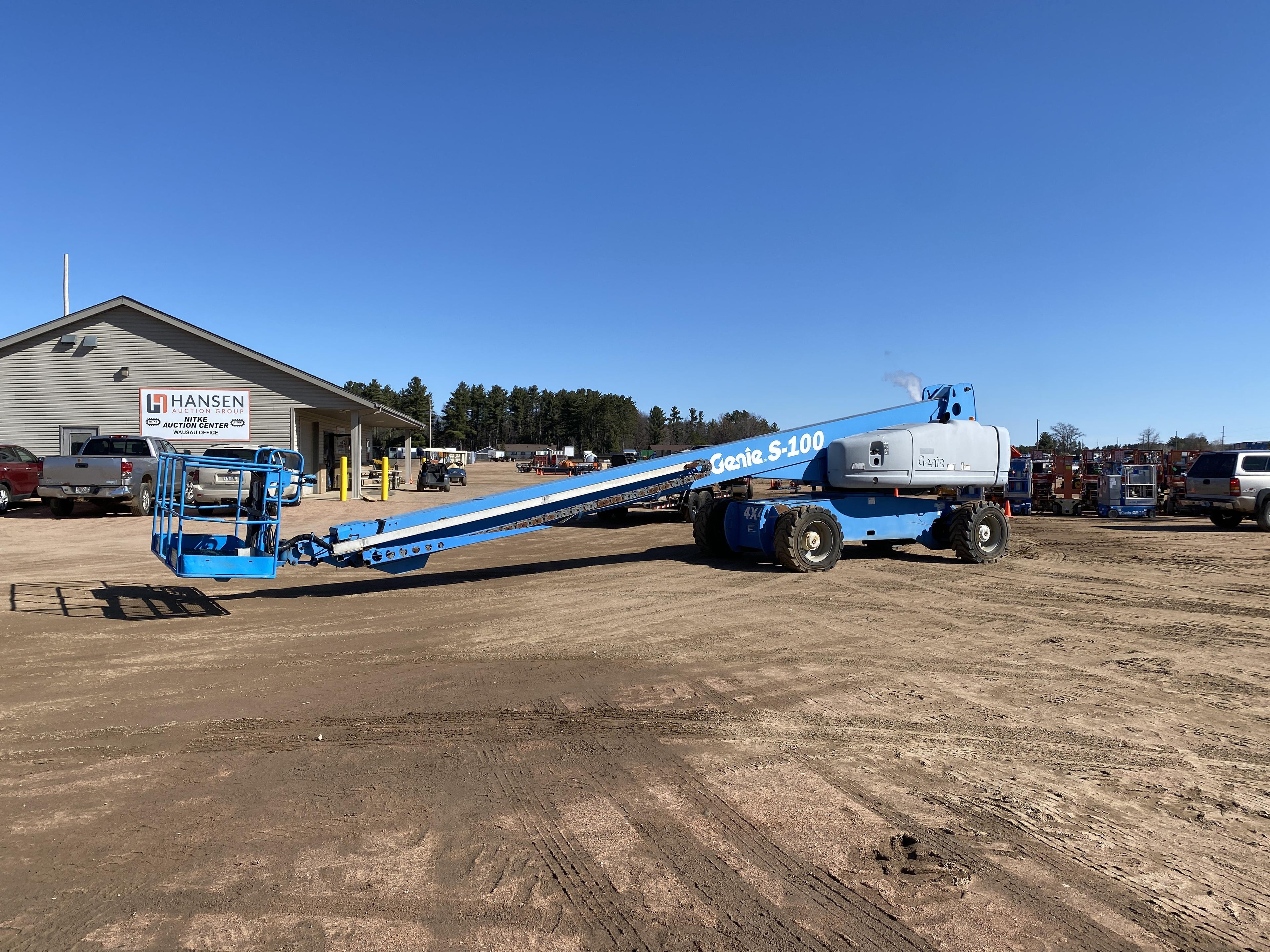 2008 Genie S-100 4x4 100' Man Lift