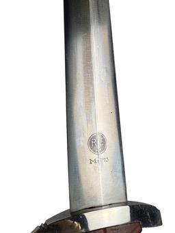 German WW2 Third Reich SA (Sturmabteilung) NSKK Dagger with Sheath and "DRGM" Assman marked hanger