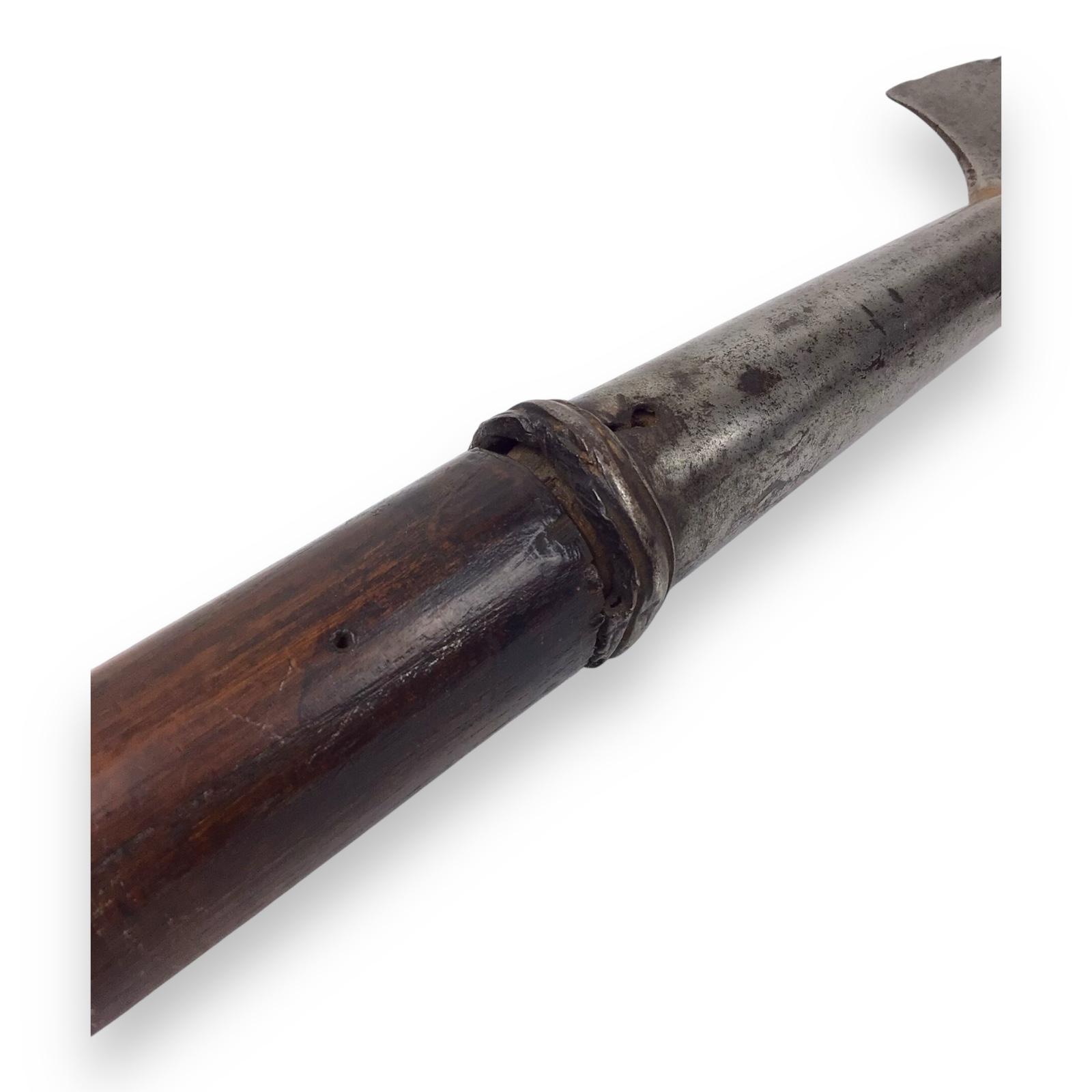 European Renaissance Large Triangular Head Spear Circa 1490 A.D.