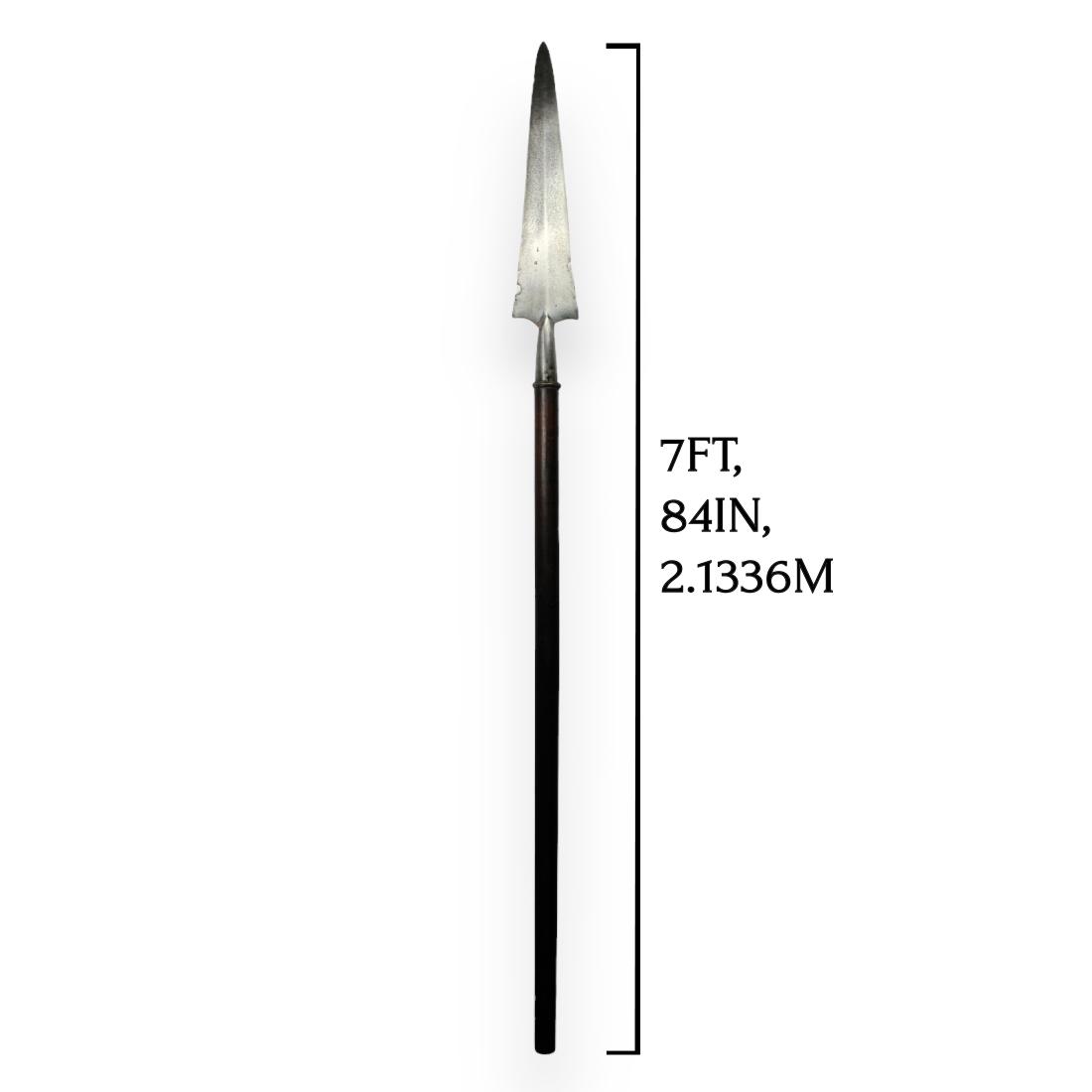 European Renaissance Large Triangular Head Spear Circa 1490 A.D.