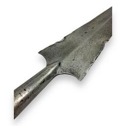 European Renaissance Large Triangular Head Spear Circa 1490 A.D.