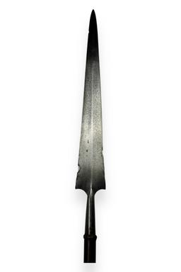 European Renaissance Large Triangular Head Spear Circa 1490 A.D.