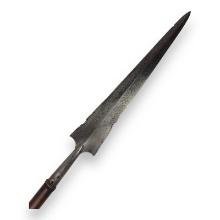 European Renaissance Large Triangular Head Spear Circa 1490 A.D.