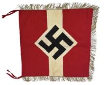 German WW2 Flag Hitler Youth (Jugend) Officer Level Trumpet Banner Flag
