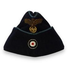 German WW2 Kriegsmarine U-Boat Transport & Supply Unit M38 Officer Overseas Cap