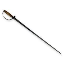 Rare Spanish Colonial Sword - Circa 1680, "EnToledo Spain"Â� Blade Inscription, Wood Grip, Guarded H
