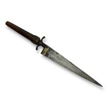Pre-Revolutionary War American Plug Bayonet - Designed for Pistol Use, Rare 18th-Century Weapon