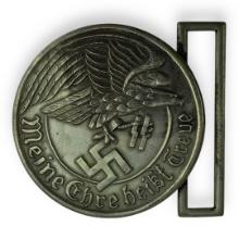 German WW2 Waffen-SS Officer's Dress Belt Buckle - Post-War