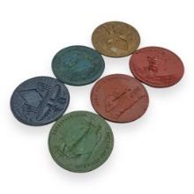 Collection of German WW2 Hitler Youth Hostel Commemoration Badges