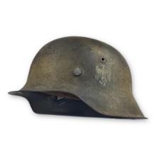 German WW2 M42 Heer Tropical Camouflage Helmet - Southern Front/Italian Campaign