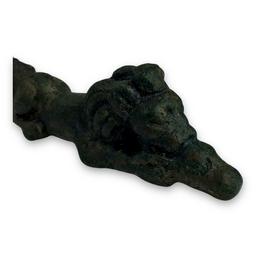 Unique Bronze Age Iron Sword Hilt –  “Sleeping Lion” Design – Blade Lost to Time