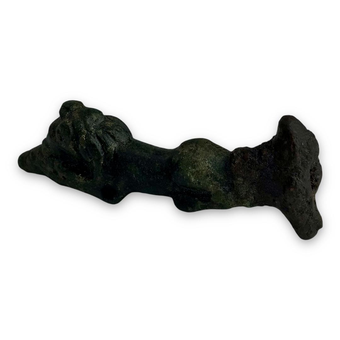 Unique Bronze Age Iron Sword Hilt –  “Sleeping Lion” Design – Blade Lost to Time