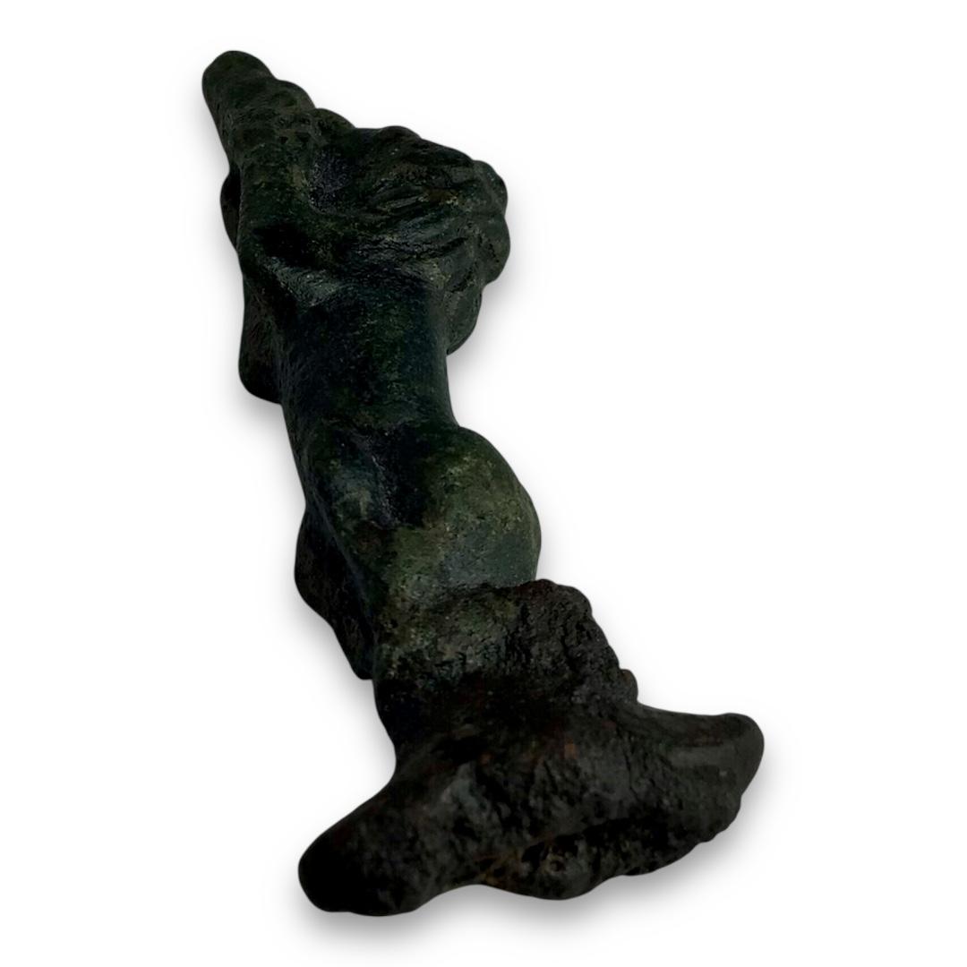 Unique Bronze Age Iron Sword Hilt –  “Sleeping Lion” Design – Blade Lost to Time