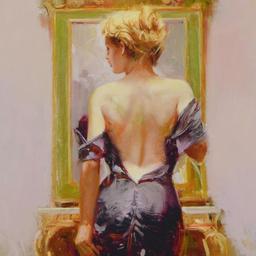 Pino (1939-2010), "Evening Elegance" Framed Limited Edition Hand Embellished Giclee on Canvas. Nu...