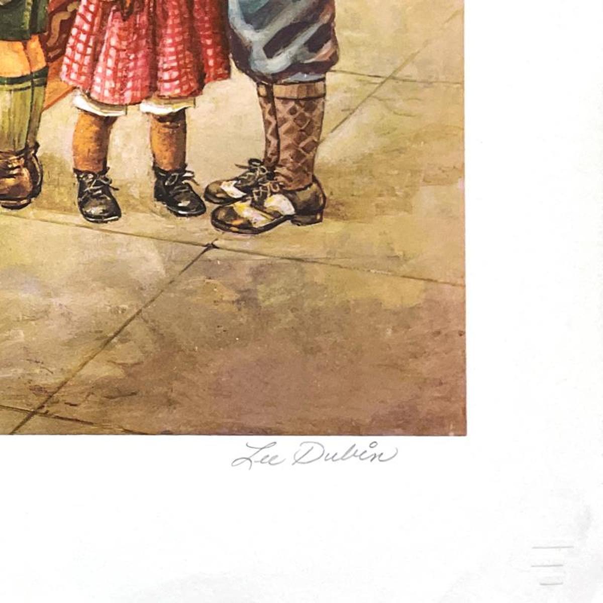 Lee Dubin, "Movie Night" Limited Edition Lithograph, Numbered and Hand Signed and Letter of Authe...